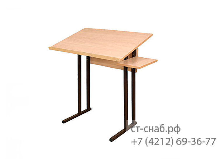Стол для рисования. Стол одноместный для черчения и рисования 600х500х700 760 мм. Стол для художника 1-местный, 780х500х830 мм. Стол ученический для черчения и рисования, 600х500х700/760мм артикул 03.218.01. Стол ученический для кабинета физики, 1200*500*760 мм.